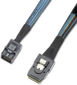 High-Performance Mini SAS HD Cable SFF-8643 to SFF-8087 Data Transfer Cord (1 Cable, 0.5 M / 1.6 Feet) High-Performance Mini SAS HD Cable SFF-8643 to SFF-8087 Data Transfer Cord (1 Cable, 0.5 M / 1.6 Feet)