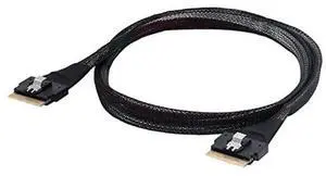 PCI-E Slimline SAS 4.0 SFF-8654 8i 74pin Host to SFF-8654 74Pin Slim SAS Target Cable 50cm PCI-E Slimline SAS 4.0 SFF-8654 8i 74pin Host to SFF-8654 74Pin Slim SAS Target Cable 50cm