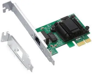 Gigabit PCIe NIC with Intel 82574L Chip, 1Gb Network Card Compare to Intel EXPI9301CT/ EXPI9301CTBLK NIC, Single RJ45 Port, PCI Express X1, Ethernet Card for Windows/Windows Server/Linux Gigabit PCIe NIC with Intel 82574L Chip, 1Gb Network Card Compare to Intel EXPI9301CT/ EXPI9301CTBLK NIC, Single RJ45 Port, PCI Express X1, Ethernet Card for Windows/Windows Server/Linux
