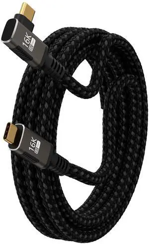 right angle USB C long Cable 10FT Compatible With Thunderbolt 5/4,Type C 240W Fast Charging,USBC 16K@60Hz/8K@120Hz HD Video Output for Display,90 degree USB 5/4 Cable 80Gbps Data Transfer for SSD/Dock right angle USB C long Cable 10FT Compatible With Thunderbolt 5/4,Type C 240W Fast Charging,USBC 16K@60Hz/8K@120Hz HD Video Output for Display,90 degree USB 5/4 Cable 80Gbps Data Transfer for SSD/Dock