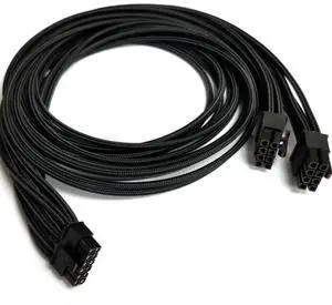 2X CPU 8 Pin to 16 Pin(12+4) 12VHPWR PCI-e 5.0 Cable Compatible with GPU 3090Ti RTX 4080 4090 for 12VHPWR PCI-e Cable for A SUS/Seasonic/Phanteks Revolt (24 Inches) 2X CPU 8 Pin to 16 Pin(12+4) 12VHPWR PCI-e 5.0 Cable Compatible with GPU 3090Ti RTX 4080 4090 for 12VHPWR PCI-e Cable for A SUS/Seasonic/Phanteks Revolt (24 Inches)