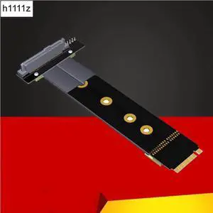 WISDUM Riser Cable 20cm SFF-8639 U.2 to NGFF M.2 Key M Extension Cable Flexible Cable Riser Card Extension Port Adapter for U2 NVME SSD WISDUM Riser Cable 20cm SFF-8639 U.2 to NGFF M.2 Key M Extension Cable Flexible Cable Riser Card Extension Port Adapter for U2 NVME SSD