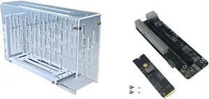 WISDUM M.2 M-Key to PCIE 4.0X4 External Graphics Card Stand Bracket Compatible with Oculink/M.2 NVMe Laptop eGPU GDP Handhelds (Dock-OC4+ACB1) WISDUM M.2 M-Key to PCIE 4.0X4 External Graphics Card Stand Bracket Compatible with Oculink/M.2 NVMe Laptop eGPU GDP Handhelds (Dock-OC4+ACB1)