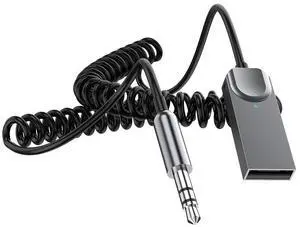 Bluetooth 5.1 Car Receiver Bluetooth Audio Converter, AUX Adapter, 3.5mm Wireless Audio Transmitter & Receiver Bluetooth 5.1 Car Receiver Bluetooth Audio Converter, AUX Adapter, 3.5mm Wireless Audio Transmitter & Receiver