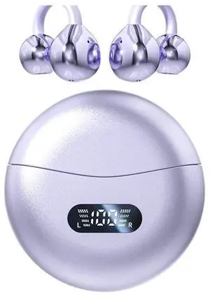 AI Smart Translation Bluetooth Headset Clip-On Open-Ear, Bone Conduction Sound, Bluetooth 5.4, Waterproof, True Wireless Earbuds AI Smart Translation Bluetooth Headset Clip-On Open-Ear, Bone Conduction Sound, Bluetooth 5.4, Waterproof, True Wireless Earbuds