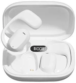 M60 Wireless Bluetooth Headset OWS Clip-On Open-Ear Design, 58H Battery, Wireless Noise Cancelling, Bluetooth 5.3, Stereo Sound, Gaming M60 Wireless Bluetooth Headset OWS Clip-On Open-Ear Design, 58H Battery, Wireless Noise Cancelling, Bluetooth 5.3, Stereo Sound, Gaming