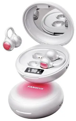 M156 Makeup Mirror Clip-On Bluetooth Headset Low Latency, Stable Calls, Bluetooth 6.0, 12mm Driver, AAC/SBC, True Wireless M156 Makeup Mirror Clip-On Bluetooth Headset Low Latency, Stable Calls, Bluetooth 6.0, 12mm Driver, AAC/SBC, True Wireless