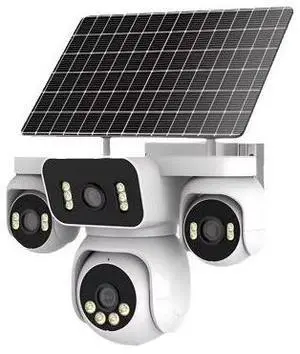 4G 360° Panoramic Solar Security Camera 4-Lens, 16MP 4K, Dual Solar Panels, Outdoor, No Wiring, PIR Alarm 4G 360° Panoramic Solar Security Camera 4-Lens, 16MP 4K, Dual Solar Panels, Outdoor, No Wiring, PIR Alarm
