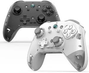 Z04 Wireless Controller with Charging Dock Hall Joystick, Dual-Trigger, Magnetic Faceplates, 600mAh, for PC/Android/iOS Z04 Wireless Controller with Charging Dock Hall Joystick, Dual-Trigger, Magnetic Faceplates, 600mAh, for PC/Android/iOS