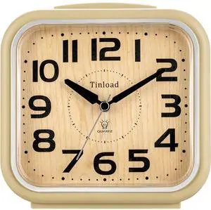 Eyesoul 5.5" Large Analog Alarm Clock Silent Non Ticking, Gentle Wake, Beep Sounds, Increasing Volume, Battery Operated Snooze and Manual Light, Easy Set, Cream Eyesoul 5.5" Large Analog Alarm Clock Silent Non Ticking, Gentle Wake, Beep Sounds, Increasing Volume, Battery Operated Snooze and Manual Light, Easy Set, Cream
