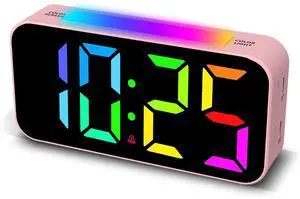 Eyesoul Loud Alarm Clocks for Bedrooms Heavy Sleepers, Digital Clock with Night Light, Large Display, Dual Alarm, Snooze, Dimmable Bedside Alarm Clock for Kids Teens Boys Girls Eyesoul Loud Alarm Clocks for Bedrooms Heavy Sleepers, Digital Clock with Night Light, Large Display, Dual Alarm, Snooze, Dimmable Bedside Alarm Clock for Kids Teens Boys Girls