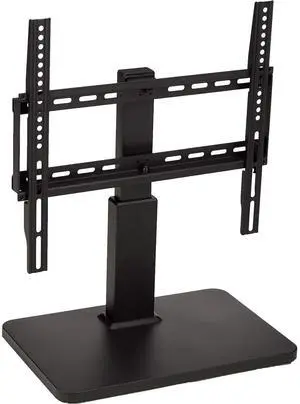 Eyesoul Swivel Pedestal Table Top TV Mount for 32" to 65" TVs up to 55 lbs, Height Adjustable 14-19 Inches, Max VESA 400x400, Black