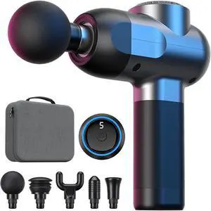 Eyesoul C2 Massage Gun, FSA Eligible & HSA Approved Deep Tissue Percussion Massager Gun, Muscle Massager with 5 Speeds and 5 Heads, Electric Back Massagers for Professional Athletes Home Gym Eyesoul C2 Massage Gun, FSA Eligible & HSA Approved Deep Tissue Percussion Massager Gun, Muscle Massager with 5 Speeds and 5 Heads, Electric Back Massagers for Professional Athletes Home Gym