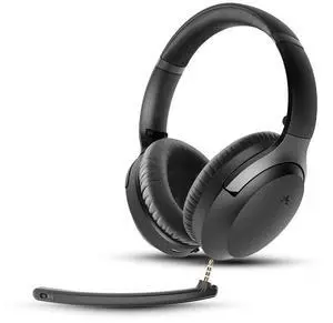 Aria 3 - Bluetooth 5.3 Wireless Headphones with Detachable Noise-Cancelling Mic, Clear Voice for Calls, Great Sound, 55Hrs Playtime, Comfortable Fit for Work & Music
