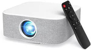 Outdoor Movie Projector, Native 1080P HD Projector E-Focus, Bluetooth Projector Compatible with TV Stick Smartphone/HDMI/USB for Home Theater