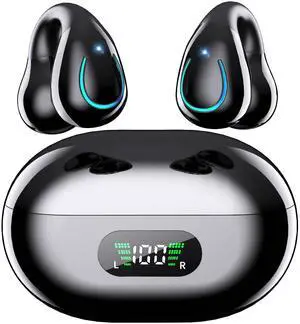 AI Translation Earbuds Real Time 144 Languages 60H Playtime Translator Ear Buds Audifonos Traductores Inglés Español Wireless Earphones Bluetooth Headphones for Travel Business Meeting