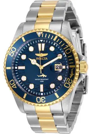 Mens Pro Diver Quartz Watch, Two Tone, 30021