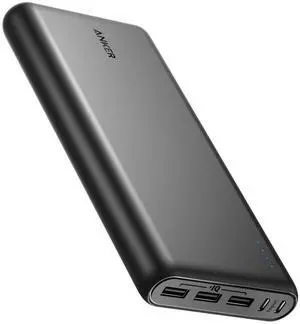 Power Bank, 26,800 mAh External Battery with Dual Input Port and Double-Speed Recharging, 3 USB Ports Without A-C Cable, for iPhone Series, iPad, Samsung, Android and Other Devices