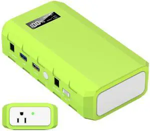Portable Power Station with AC Outlet, 65W/110V External Battery Pack 24000mAh/88.8Wh Power Pack, Portable Power Source Supply Backup for Outdoor Tent Camping Home Office
