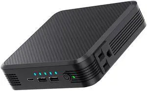 Portable Laptop Power Bank 100W AC Outlet, 72Wh/20000mAh with 65W PD USB C Portable Laptop Charger, External Battery Pack for MacBook, Notebooks, Laptops