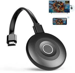 Wireless HDMI Display Dongle Adapter, Plug & Play 4K HDMI Wireless Screen Mirroring Adapter for TV, 5G Streaming Video from Phone Tablet Laptop to TV/Monitor/Projector, Support AirPlay DLNA Miracast