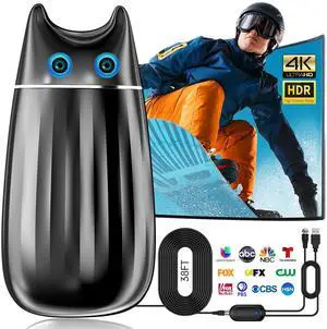 TV Antenna for Smart TV Amplifier, Antennas for Local Channels Supports 4K