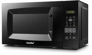 EM720CPL-PMB Countertop Microwave Oven with Sound On/Off, ECO Mode and Easy One-Touch Buttons, 0.7 Cu Ft, Black