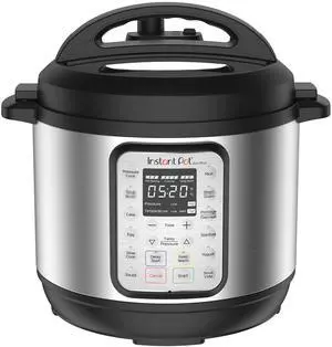 Duo Plus 9-in-1 Electric Pressure Cooker, Slow Cooker, Rice Cooker, Steamer, Sauté, Yogurt Maker, Warmer & Sterilizer, Includes App With Over 800 Recipes, Stainless Steel, 3 Quart