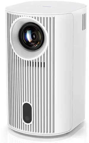 Projector 4K with WiFi and Bluetooth, Portable Projector with Sensorless Auto Focus, Outdoor Movie Projector 120'' Screen Compatible with HDMI/USB/Smartphone/PC/Laptop
