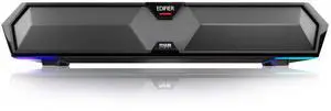 MG300 Computer Sound Bar: Loud Speakers with Deep Bass - Switch RGB Built-in Microphone for Gaming Speakers Wireless Bluetooth 5.3 & USB Adapter PC Sound Bar for Desktop