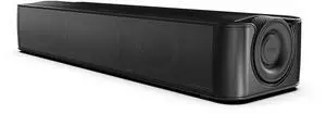 Stage SE Under-Monitor Soundbar with USB Digital Audio and Bluetooth 5.3, Clear Dialog and Surround by Sound Blaster, Powered via Adapter