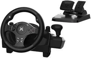 PC Racing Wheel, 270 Degree Xbox Steering Wheel and Pedals with Vibration Feedback for PS4, Xbox One, Xbox Series X/S, PS3, Switch, Xbox 360, Android, Real Racing Simulator