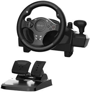 Racing Wheel - Gaming Steering Wheel for PC, 270 Degree Driving Simulator Race Xbox Steering Wheel and Pedals with Dual Vibration for PS4, Xbox One, Xbox Series X|S, PS3, Switch, Android