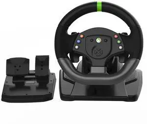 Xbox 360 Game Racing Wheels,PC Steering Wheel Plug and Play Gaming Driving Volante 180° USB with Pedals Shifter Bundle for XBOX 360 / Windows PC / PS3 /Nintendo switch/Android
