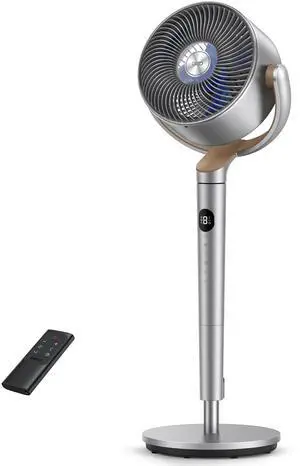 Standing Fan, 120°+120°Omni-directional Oscillating Fan For Bedroom, 85 ft Circulator With Remote, DC Motor Quiet Pedestal Fans, Adjustable Height, 8 Speeds, 3 Modes, 8H Timer, Home, PolyFan 502 Standing Fan, 120°+120°Omni-directional Oscillating Fan For Bedroom, 85 ft Circulator With Remote, DC Motor Quiet Pedestal Fans, Adjustable Height, 8 Speeds, 3 Modes, 8H Timer, Home, PolyFan 502
