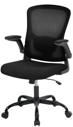 Mesh Gaming Chair with 120° Armrest Rolling Work Chair for Study, Comfy Executive Computer Chair, Mesh Chair for Home Office Study, Ergonomic Home Office Chair, Adjustable Back