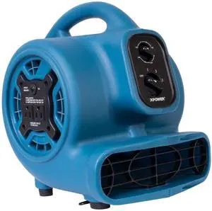 P-230AT Mini Mighty 1/4 HP 925 CFM Centrifugal Air Mover, Carpet Dryer, Floor Fan, Blower, Stackable, Daisy Chain, for Water Damage Restoration, Janitorial, Plumbing, Home Use