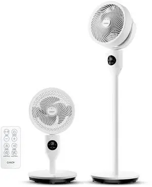 Standing Fan for Bedroom, 3 Heights Adjustable Pedestal Fan with Remote, 90° Oscillating Floor Fan, 8 Speeds & 3 Modes, 25dB Quiet Room Fan, 12H Timer, for Dorm, Home, Office