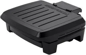 ® Fully Submersible Grill, NEW Dishwasher Safe, Wash the Entire Grill, Easy-to-Clean Nonstick, Black/Grey