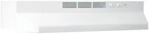 413001 Non-Ducted Ductless Range Hood with Lights Exhaust Fan for Under Cabinet, 30-Inch, White