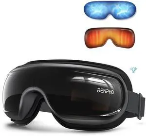 Eye Massager with Heat and Cooling for Migraines, Eyeris 3 Voice Control Eye Mask, Eye Care Device with DIY Massage Setting, Birthday Gifts for Women/Men, Reduce Dry Eyes
