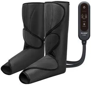 Leg Massager for Circulation Air Compression Leg and Foot Massager to Relieve Pain Swelling Edema with Handheld Controller - 3 Intensities 2 Modes - Great Gift for Wife Mom and Friend