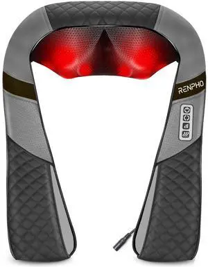 Neck and Shoulder Massager with Heat [2025 Upgraded], Shiatsu Cervical and Back Massager, 3D Electric Deep Tissue Massage, True Relaxation for Neck and Shoulders, Birthday Gifts for Men