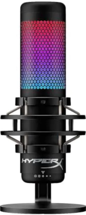 QuadCast S  RGB USB Condenser Microphone for PC, PS4, PS5 and Mac, Anti-Vibration Shock Mount, 4 Polar Patterns, Pop Filter, Gain Control, Gaming, Streaming, Podcasts, Twitch, YouTube, Discord