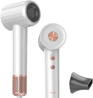 Negative Ionic High Speed Hair Dryer, Professional Brushless Blow Dryer for Fast Drying, 2 Speeds & 4 Temps Thermo-Control, Lightweight & Quiet Hairdryer for Home & Travel