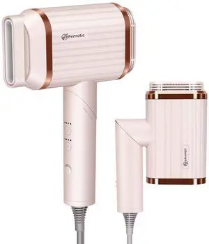 Hair Dryer, 260,000 RPM Dual-Channel High Speed Blow Dryer with Diffuser, 4 Temp/4 Speed Settings & 8 FT Cord Negative Ionic Care Hair Dryer for Fast Drying