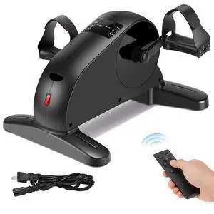 Electric Pedal Exercicser mini Motorized Exercise Bike for Leg and Arm Low Impact Exercise