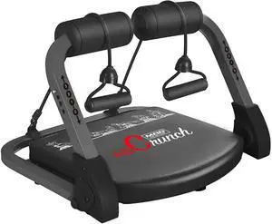abs exercise equipment ab machine for Abs and Total Body Workout, home gym fitness equipment for all ages. (BLACK)