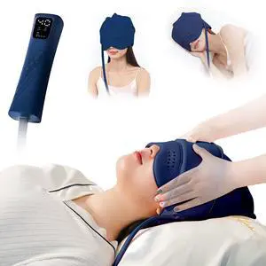 Head Massager Scalp,Rechargeable Massager Airbag for Head,Electric Percussion with Portable Design for Deep Relaxation & Stress Relief Great Gift for Mom and Grandma