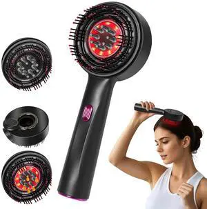 Laser Therapy Hair Growth Comb, Hair Oil Applicator,Electric Scalp Massager Hair Growth with IPX7 Waterproof